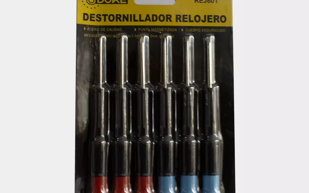 Juego de destornillador relojero